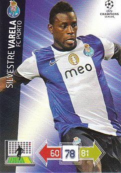 Silvestre Varela FC Porto 2012/13 Panini Adrenalyn XL CL #202